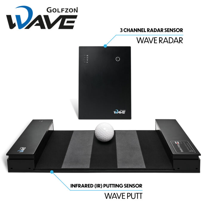 Golfzon WAVE - The World's First Dual-Technology Launch Monitor System And Simulator System.